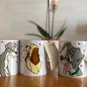 Set de tazas La Dama y el Vagabundo 🐾